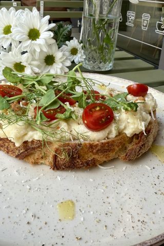 Házi karfiolkrémes toast